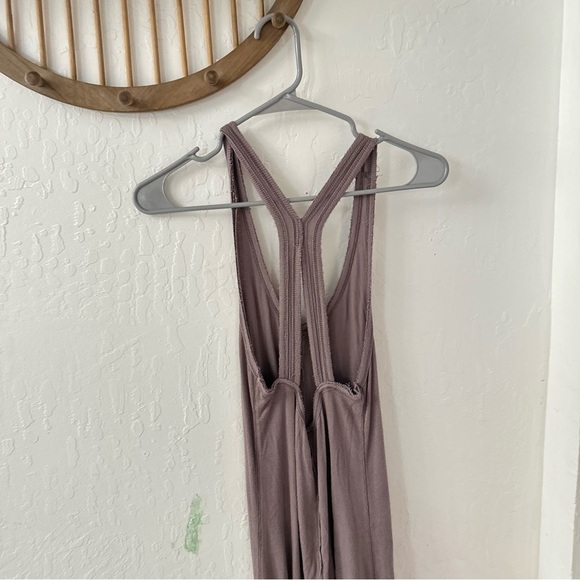 Free People Intimately Smoke Purple Slinky Ribbed Tank Slip Dress S - Picture 6 of 8